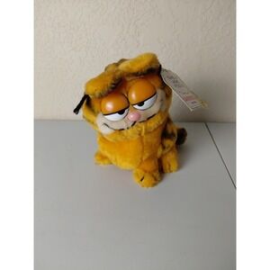 Vintage 1981 Dakin GARFIELD Take Me Home… Feed Me Sitting Pose Plush Bean Bag